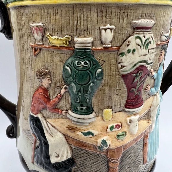 Royal Doulton Large Cup D6696 Pottery In The Past Collectors Club 1982 - Picture 6 of 9